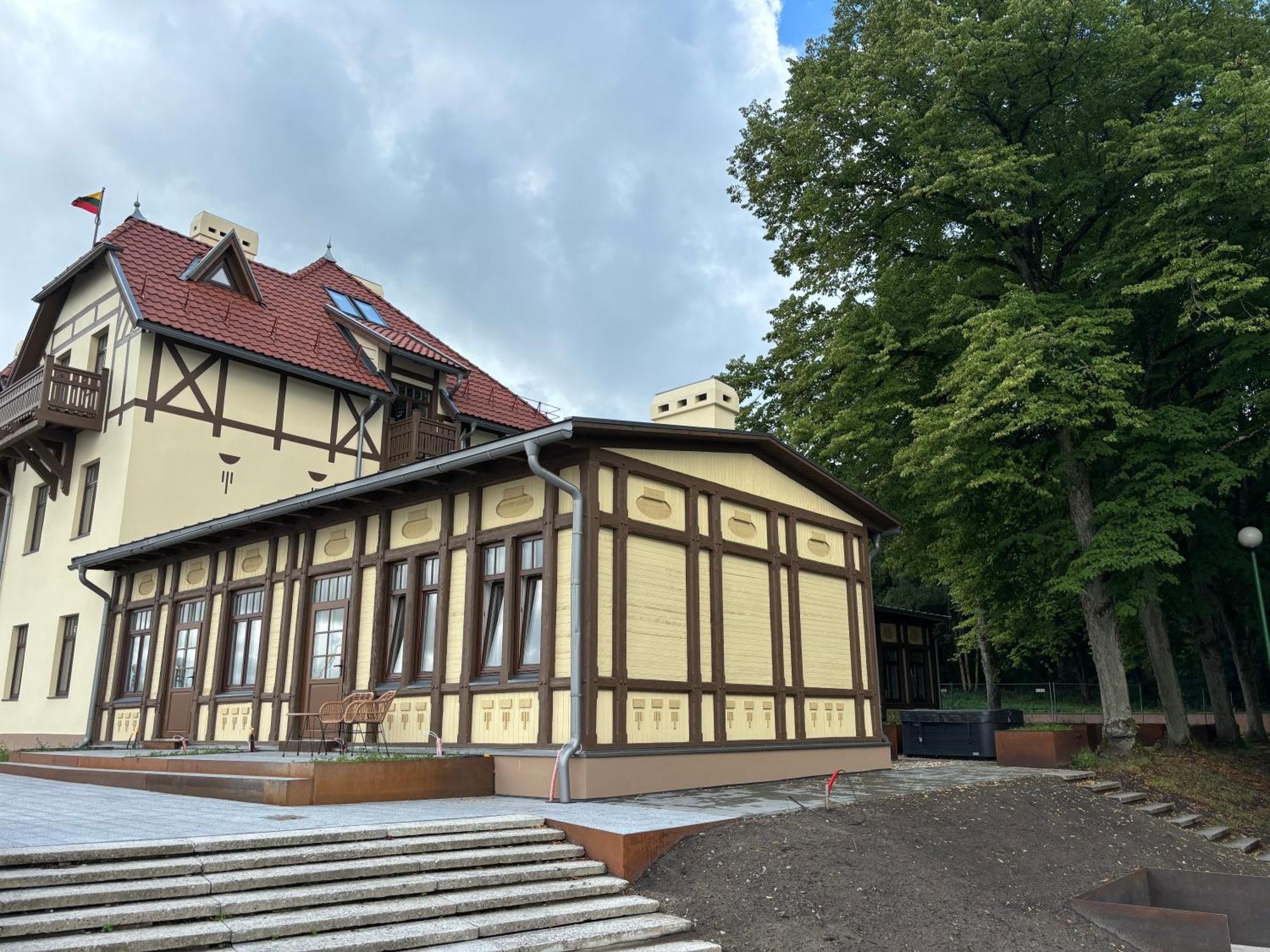 كلابيدا Smiltynes Kurhauzas Sandkrug Kurhaus المظهر الخارجي الصورة